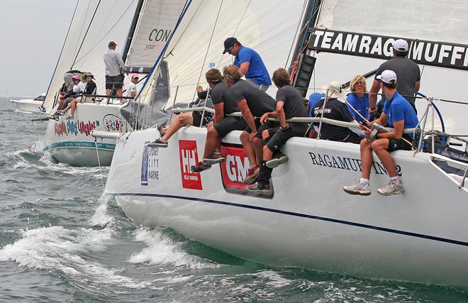 Ragamuffin and Occasional Coarse Language II  at start of Club Marine 2013 Pittwater Coffs Race © Crosbie Lorimer http://www.crosbielorimer.com